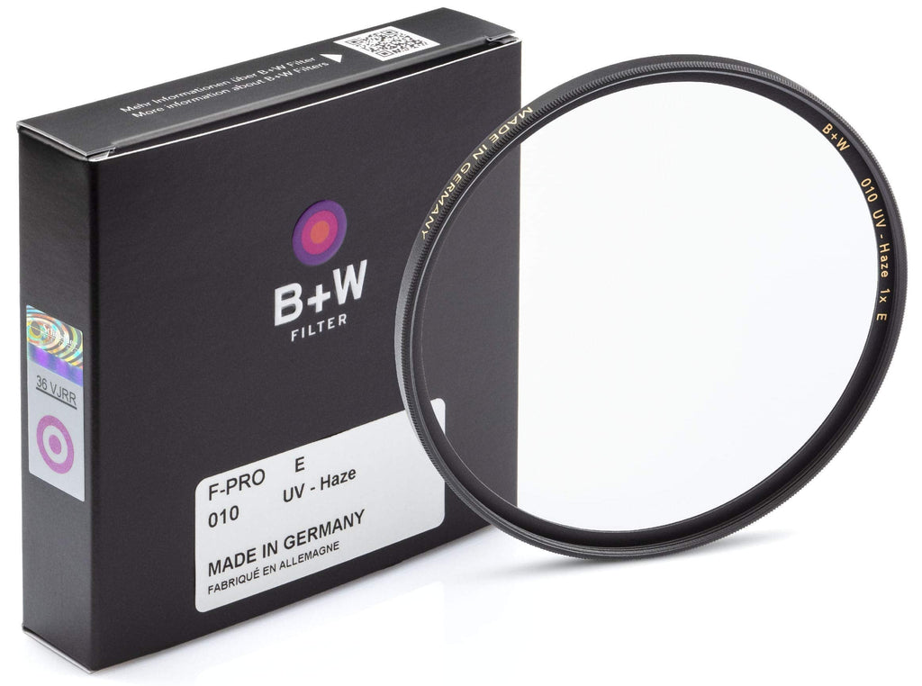 B + W 37mm UV Protection Filter (010) for Camera Lens – Standard Mount (F-PRO), E Coating, 2 Layers Resistant Coating, Photography Filter, 37 mm, Clear Protector F-PRO (Standard, E) Single