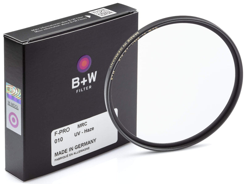 B + W 46mm UV Protection Filter (010) for Camera Lens – Standard Mount (F-PRO), MRC, 16 Layers Multi-Resistant Coating, Photography Filter, 46 mm, Clear Protector