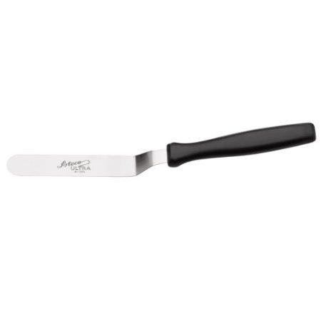Ateco Ultra Offset Spatula with 4.25" x 0.75" Stainless Steel Blade, 4½", Silver
