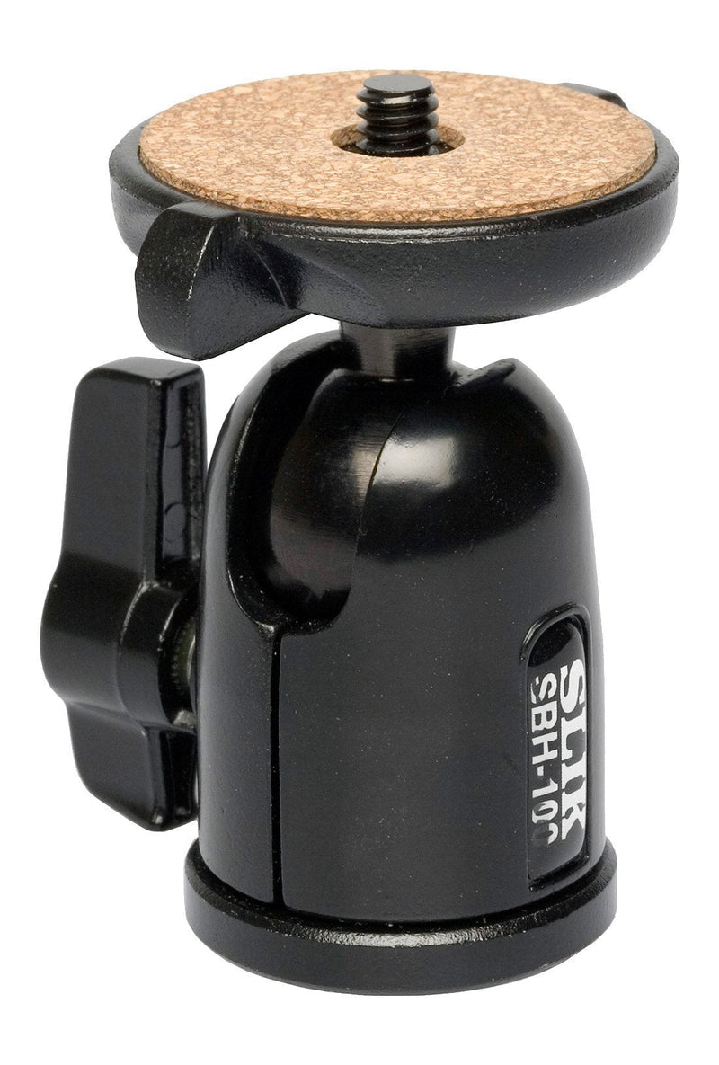 [AUSTRALIA] - SLIK SBH-100 Medium Compact Ballhead, Supports 2.2 lbs, lbs., Black (618-610) Black (618-610) 
