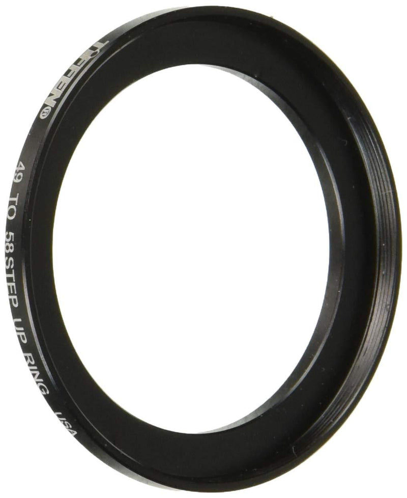 Tiffen 4958SUR 49 to 58 Step Up Filter Ring (Black)
