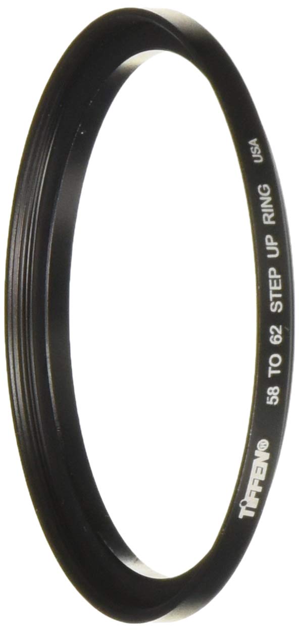 Tiffen 5862SUR 58 to 62 Step Up Filter Ring (Black)