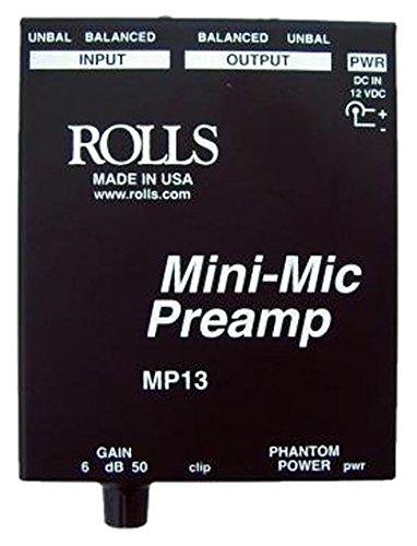 [AUSTRALIA] - rolls Mini Microphone Preamp, Black (MP13) 