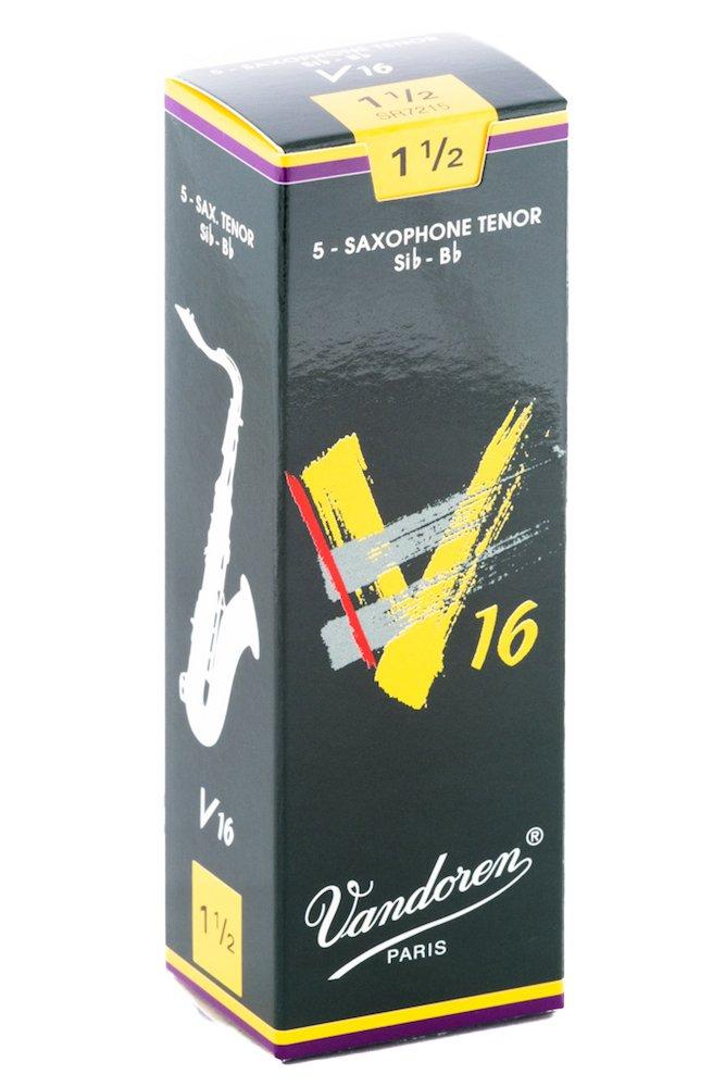 Vandoren SR7215 Tenor Sax V16 Reeds Strength 1.5; Box of 5