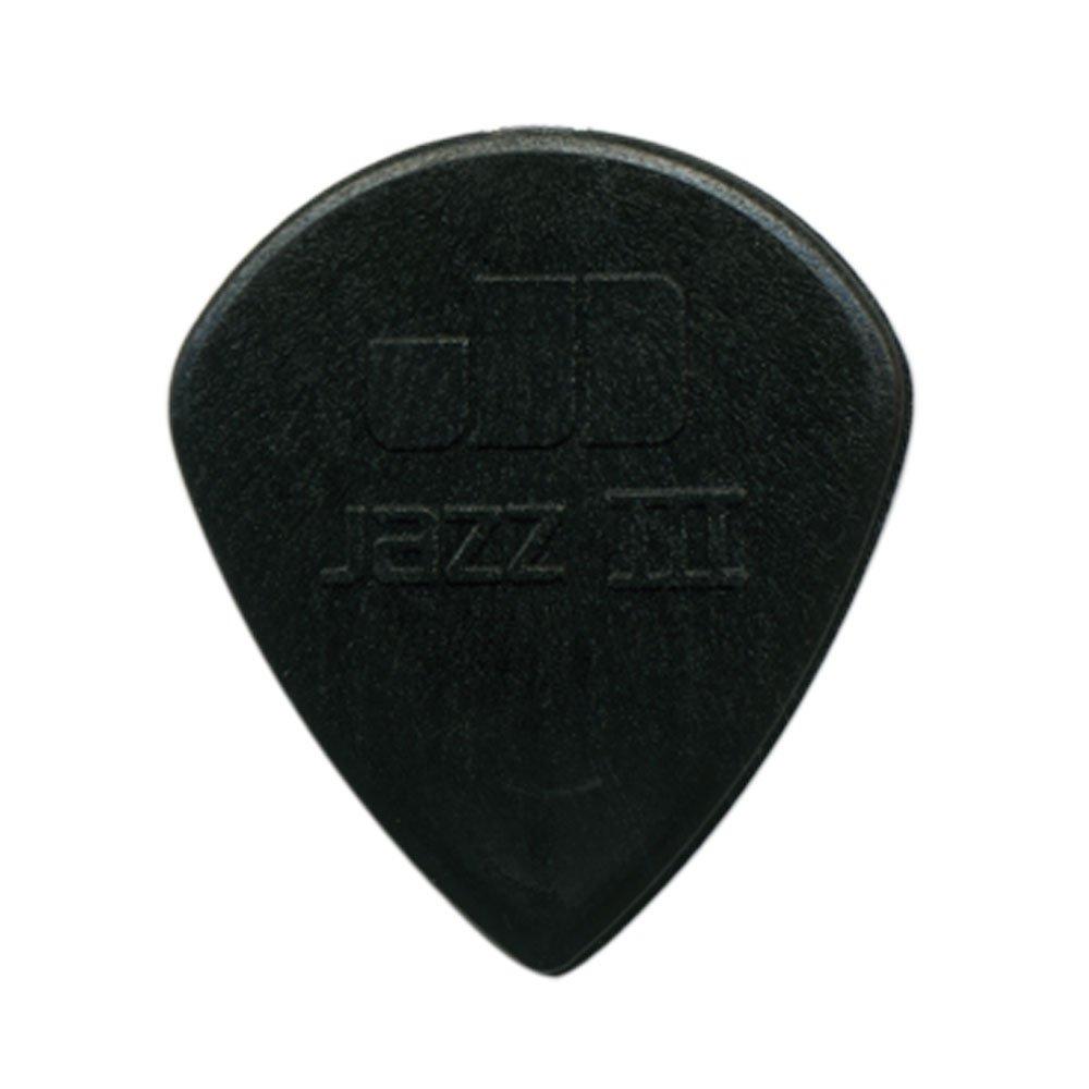 Dunlop Jazz III Pick 6-Pack, Black Stiffo, 1.38mm