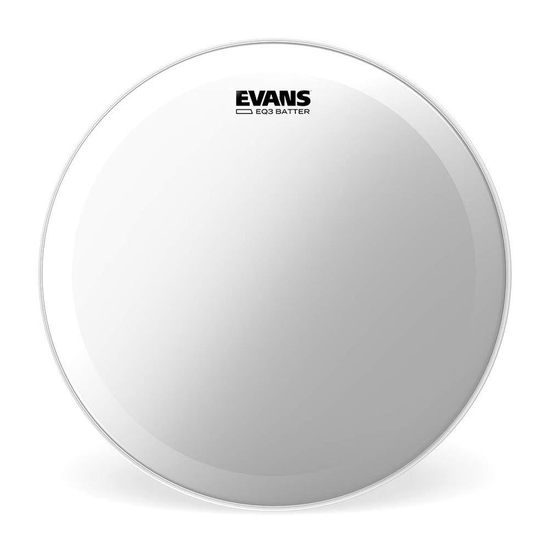 Evans EQ3 Clear Bass Drum Head, 22 Inch