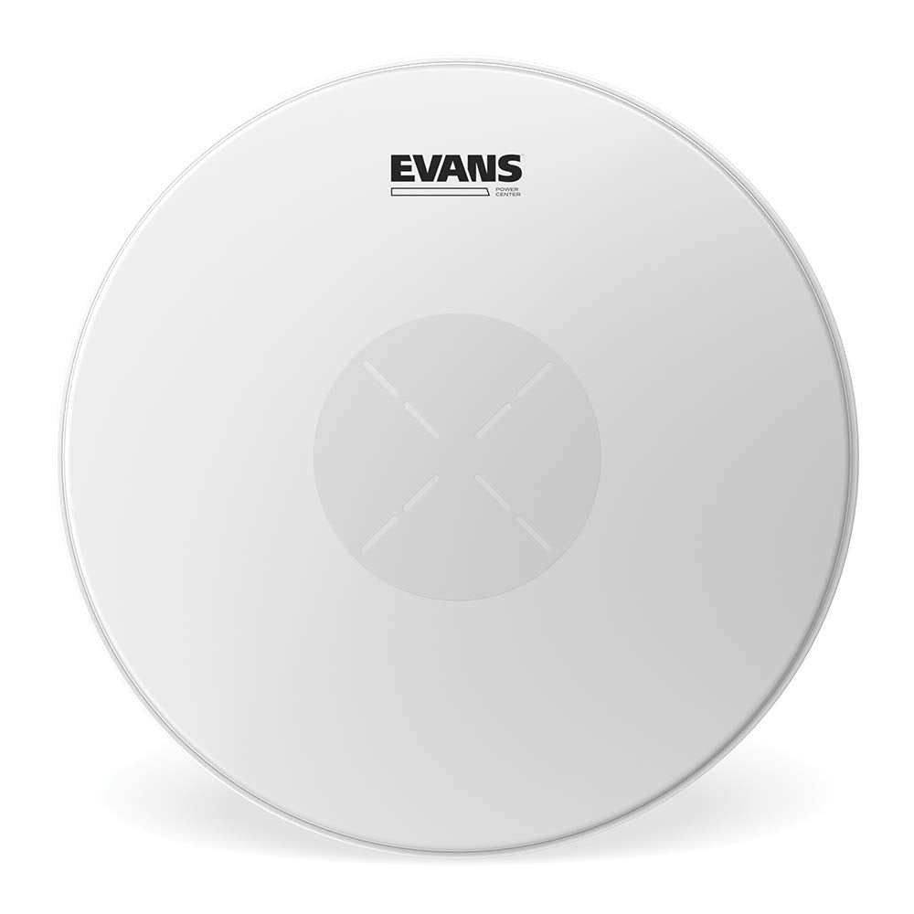 Evans Power Center Drum Head, 14 Inch 13 Inch White