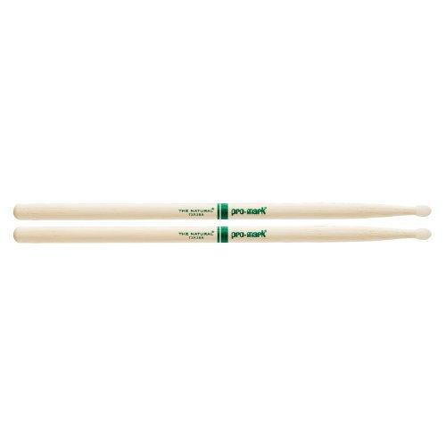 Promark TXR2BN American Hickory Natural Nylon Tip, Single Pair, Unlacquered