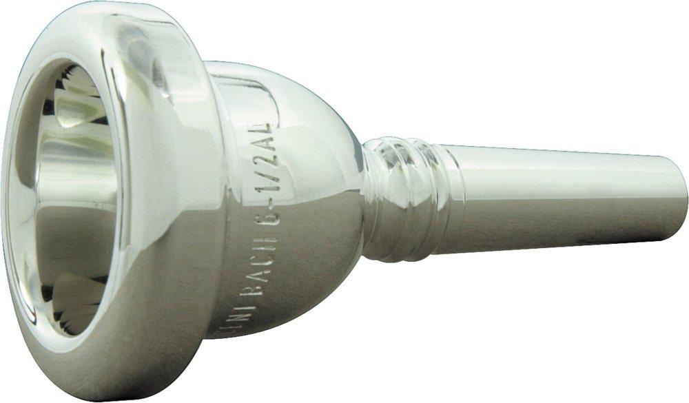 Bach 35015E Small Shank Tenor Trombone Mouthpiece, Silver Plated, 15E Cup Very Shallow