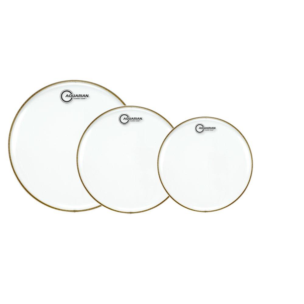 Aquarian Drumheads CC-B Classic ClearTom Pack 12, 13, 16-inch