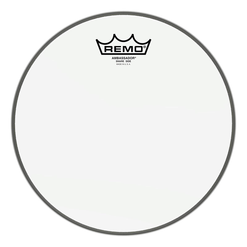 Remo SA0110-00 Hazy Ambassador Snare Drum Head (10-Inch) 10" Ambassador Hazy Snare Side