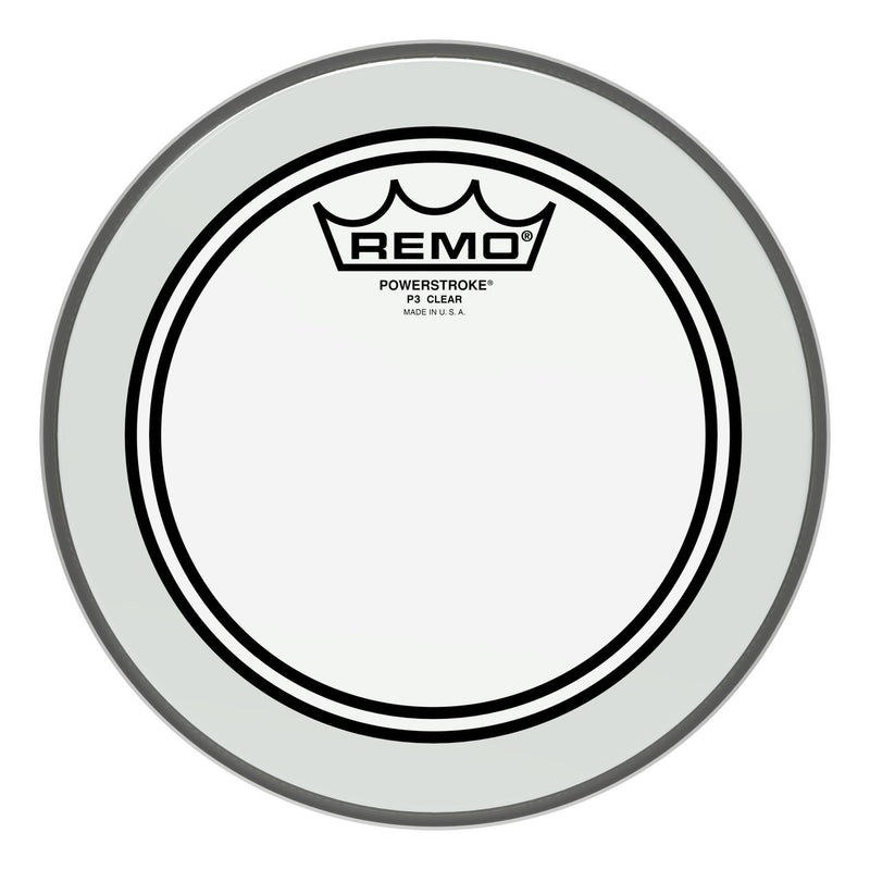 Remo Powerstroke P3 Clear Drumhead, 8" Powerstroke P3 Clear Tom/Snare 8"