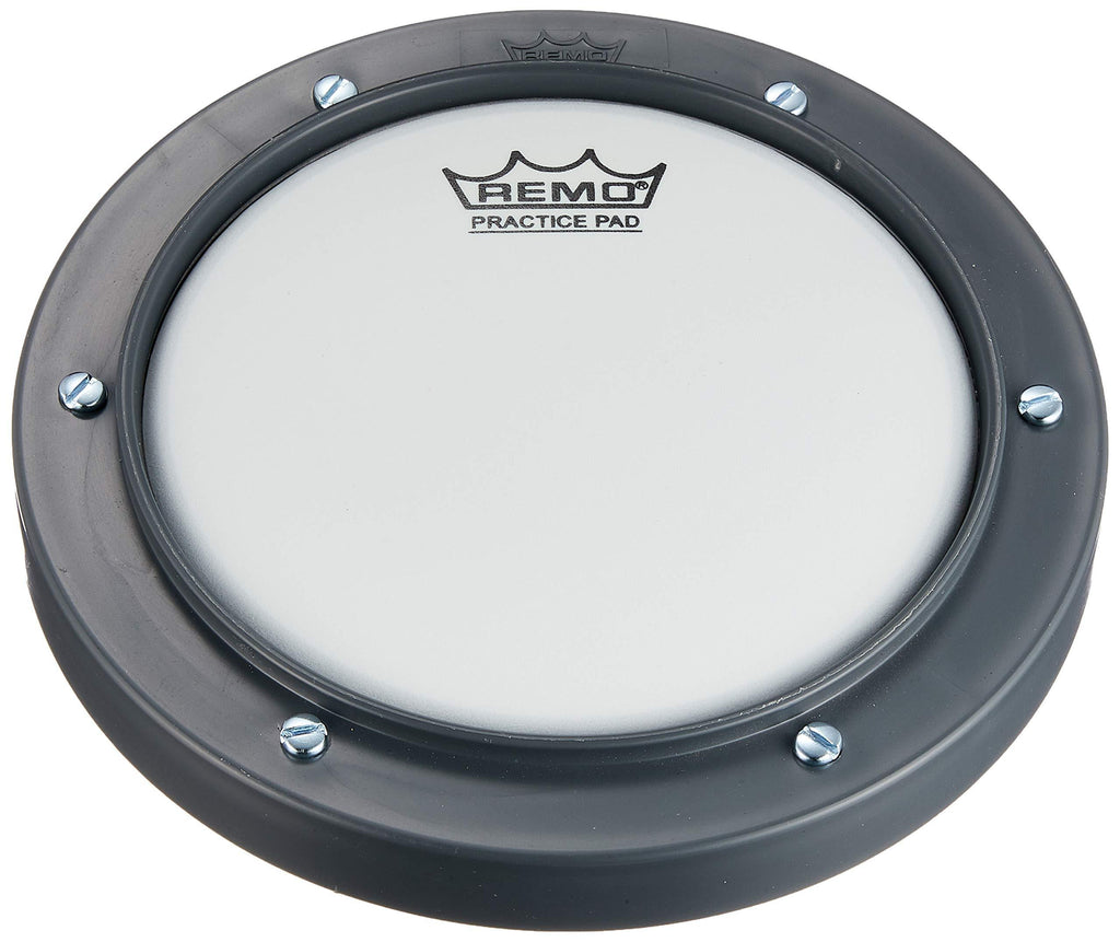 Remo RT-0006-00 6" Gray Tunable Practice Pad with Ambassador Coated Drumhead 6 Inch