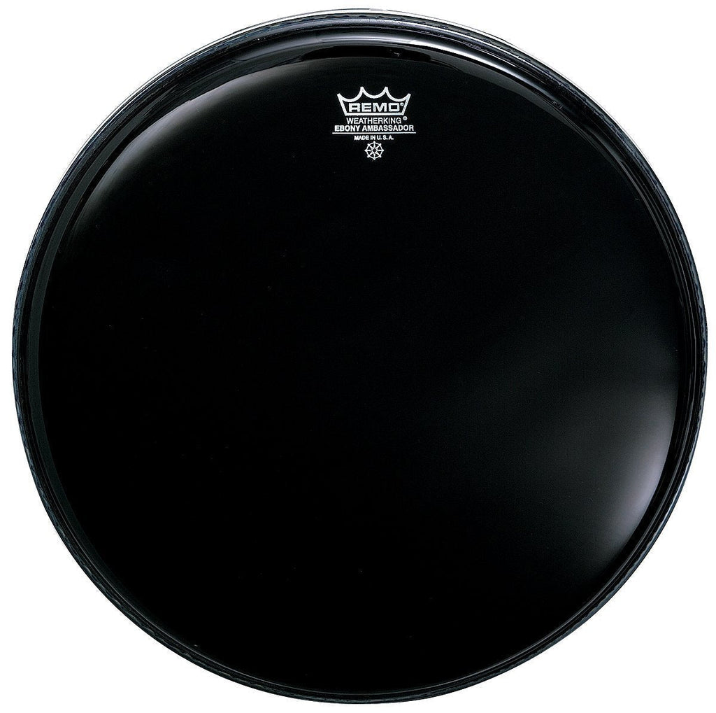 Remo ES000600 Ebony Ambassador Drum Head, 6-Inch