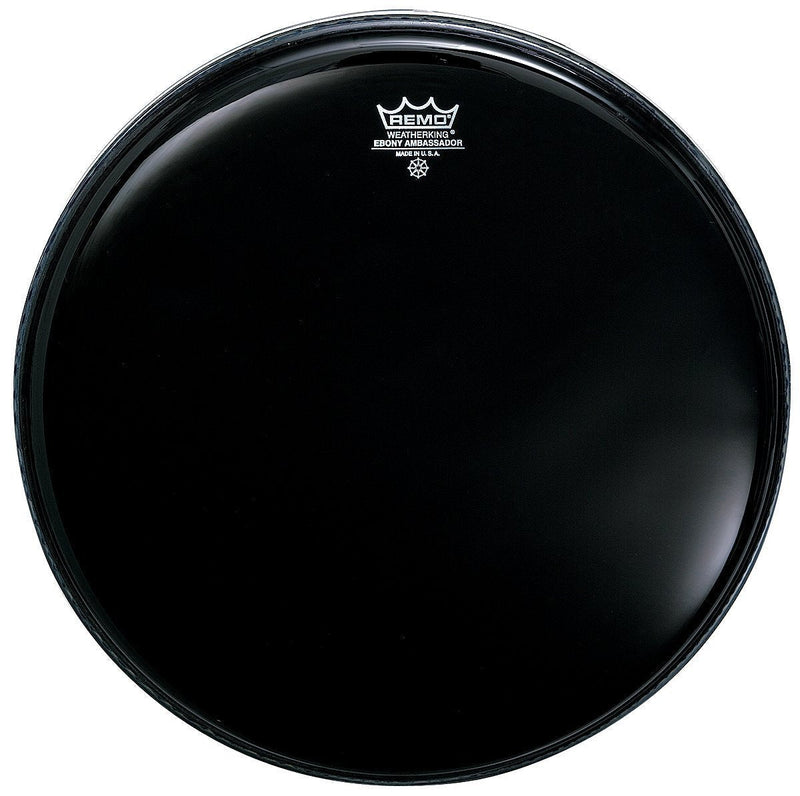 Remo ES000600 Ebony Ambassador Drum Head, 6-Inch