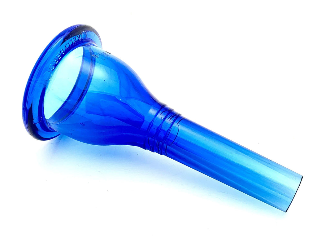 KELLY Kellyberg Crystal Blue Plastic Tuba Mouthpiece Crystal-Blue