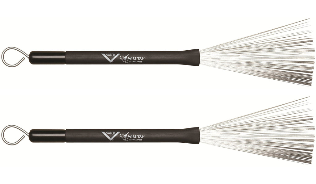 Vater Drum and Percussion Brushes (VWTR) Retractable Wire Brush