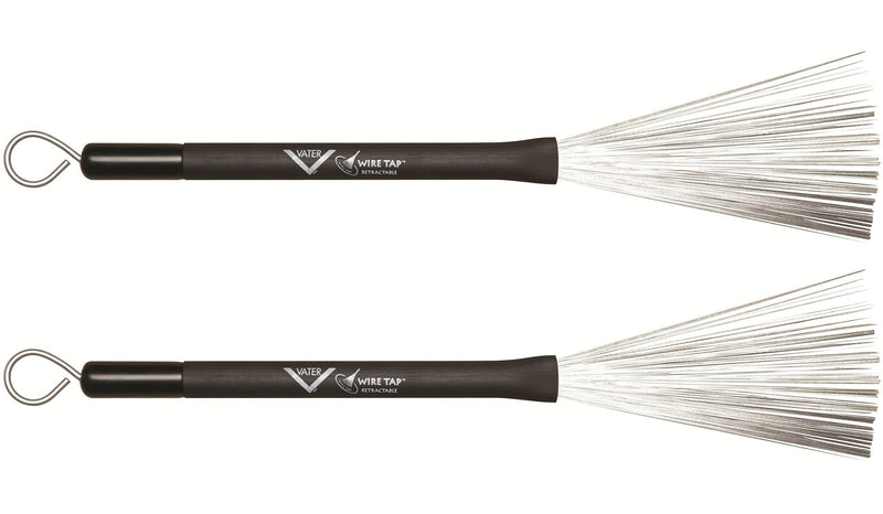 Vater Drum and Percussion Brushes (VWTR) Retractable Wire Brush