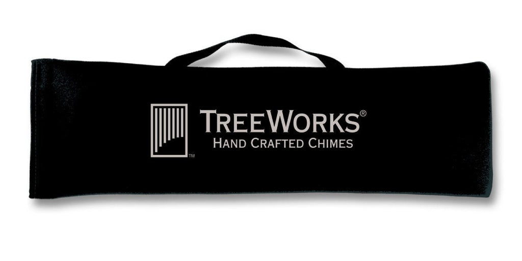 TreeWorks Chimes LG24 Large Soft-Sided Gig Bag and Transport Case for Wind Chimes or Bar Chimes up to 24" Black