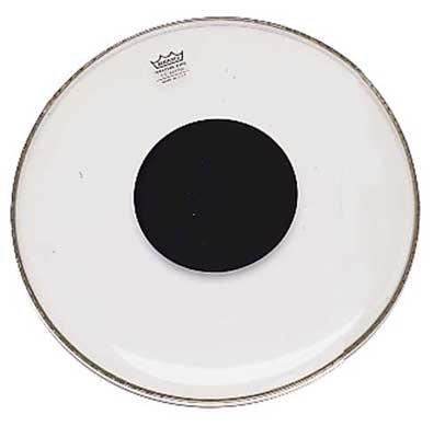 Remo Controlled Sound Clear Drum Head with Black Dot - 14 Inch Controlled Sound Clear Black Dot Snare/Tom 14"