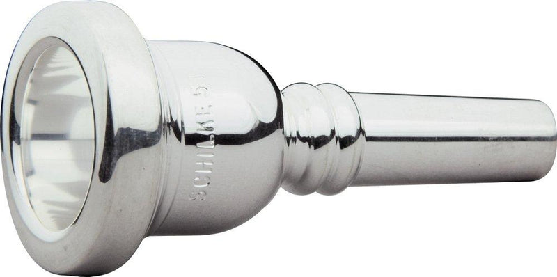 Schilke Standard Large Shank Trombone Mouthpiece in Silver 51 Silver MultiColored
