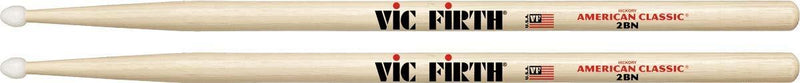 Vic Firth American Classic 2BN -- nylon tip 2B