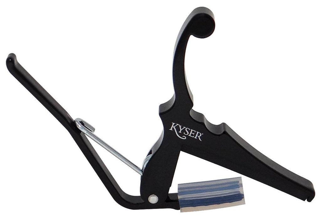 Kyser Quick-Change Capo for electric guitars, Black, KGEB