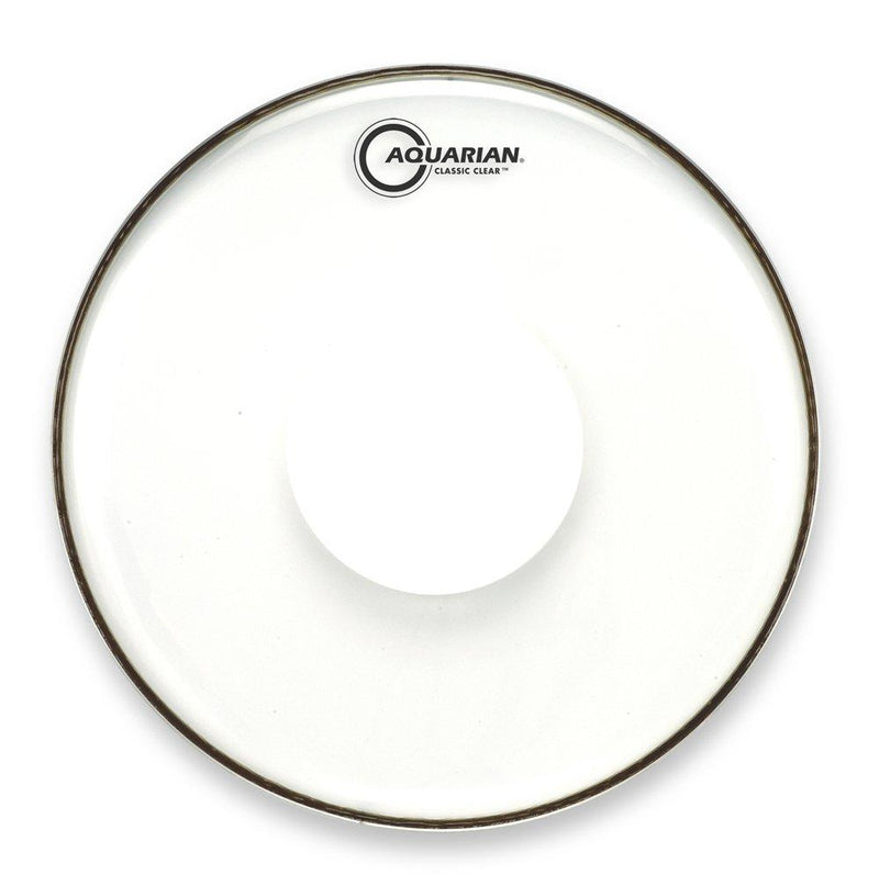 Aquarian Drumheads CCPD6 Classic Clear 6-inch Tom Tom Drum Head, with Dot