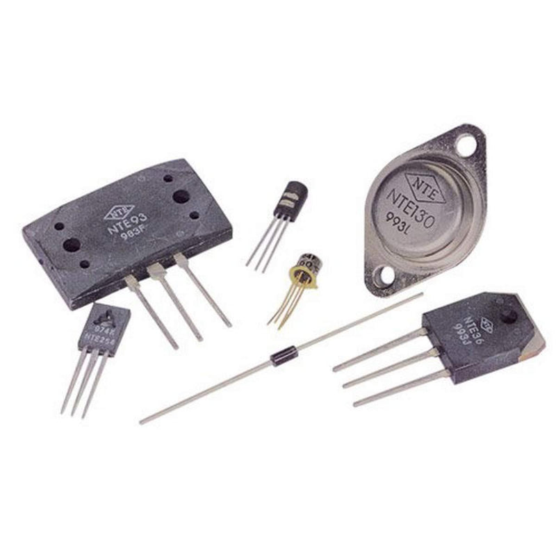 NTE Electronics NTE126 PNP Germanium Mesa Transistor for High-Speed Switching Applications, TO-18 Case, 0.2A Collector Current, 15V Collector-Emitter Voltage