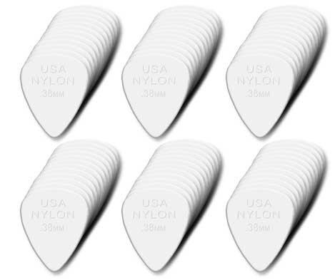 Dunlop 44R38 .38mm Nylon Standard Guitar Picks, 72-Pack 72 Pack