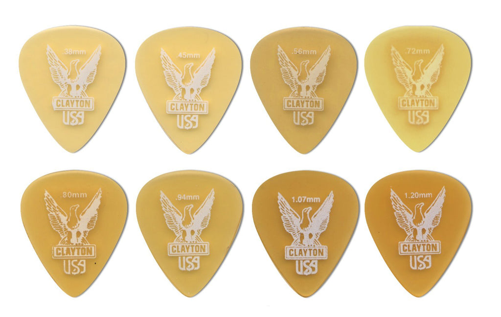 Clayton Ultem Guitar Picks (Select from gauges .38mm - 1.20mm) 0.94 mm