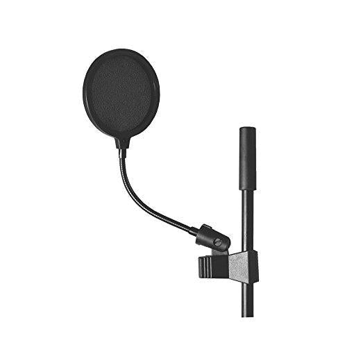 [AUSTRALIA] - On-Stage ASVS4-B 4" Microphone Pop Filter with Clothes-Pin Style Clip 4 inch 
