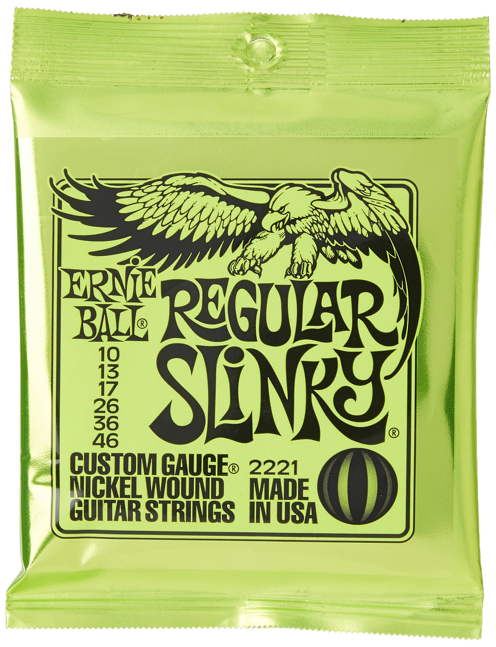 Ernie Ball Regular Slinky Electric Guitar Strings (P02221)