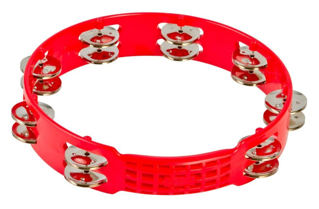 Latin Percussion LPA191 10 Inch Tambourine Red