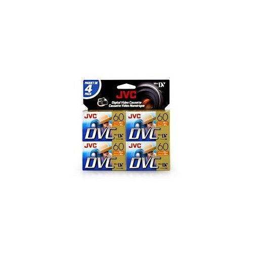 Jvc Mdv60Du4 Mini Digital Video Cassette (4-Pk)