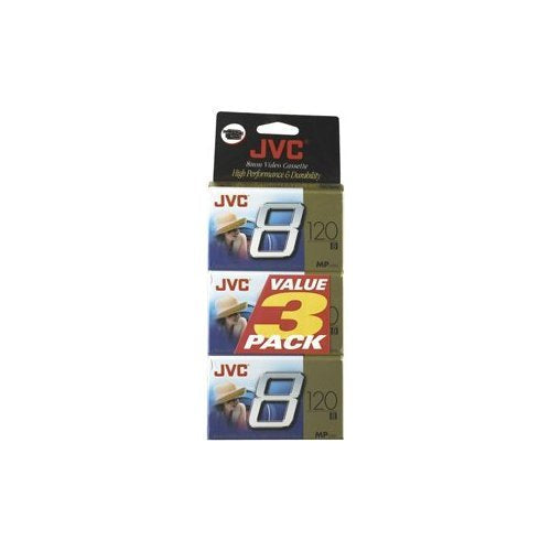Jvc P6120Jdu3 8Mm Video Tape (3-Pk)