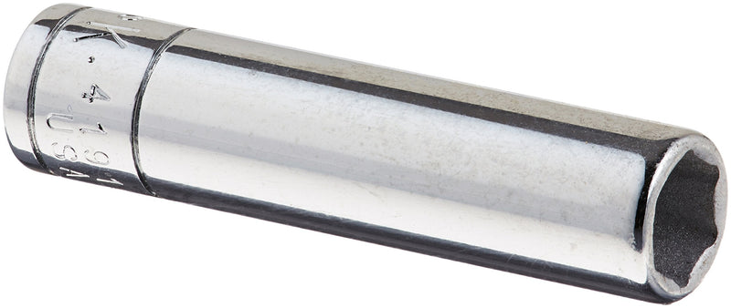 [AUSTRALIA] - SK Professional Tools 41910 1/4 in. Drive 6-Point Metric Standard Chrome Socket - 5/16 in, Cold Forged Steel Socket with SuperKrome Finish, Made in USA 