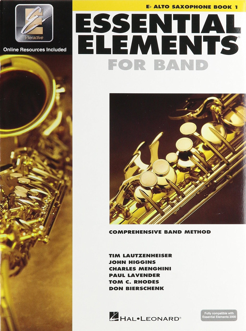 Hal Leonard Essential Elements 2000 Alto Saxophone Book 1 with CD-ROM