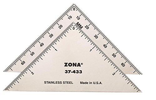 ZONA - ZON37433 Zona 37-433 Triangle, Stainless Steel, 3-Inch