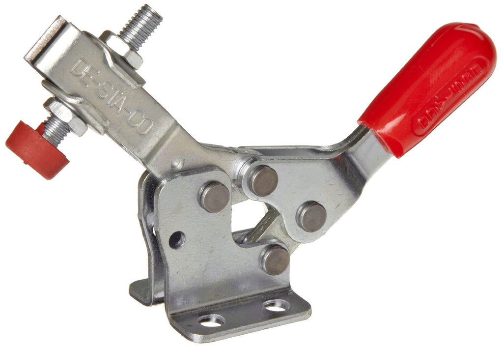 DE STA CO 213-U Horizontal Handle Hold Down Action Clamp with U-Shaped Bar and Flanged Base