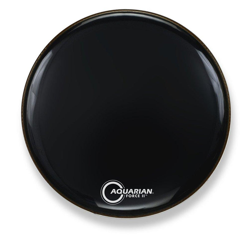 Aquarian Drumheads FR16BK Force II 16-inch Bass Drum Head