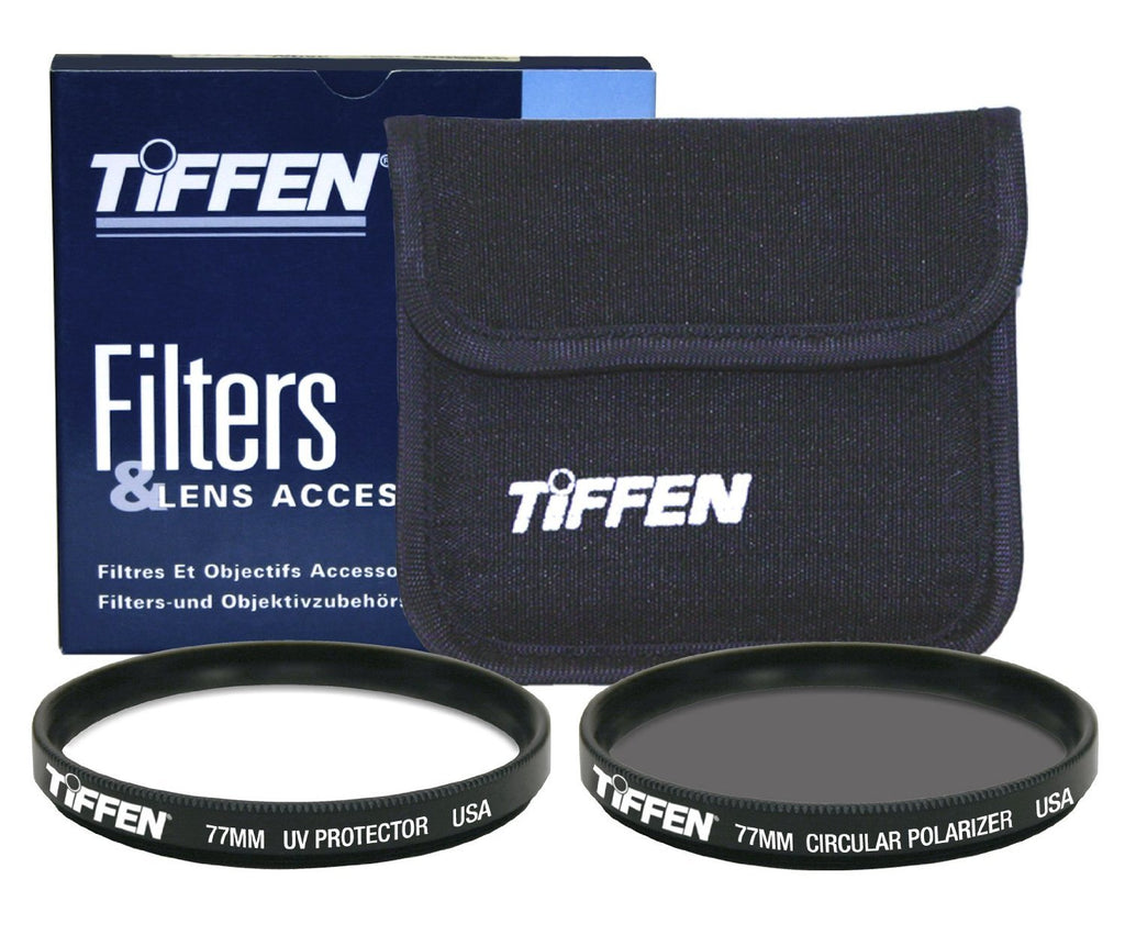 Tiffen 77mm Photo Twin Pack Polarizer And UV Protective Filter Filters