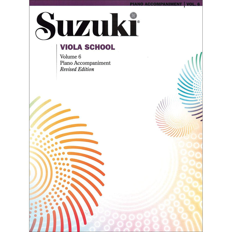 Suzuki Viola School Volume 6 - Piano Accompaniment - Book