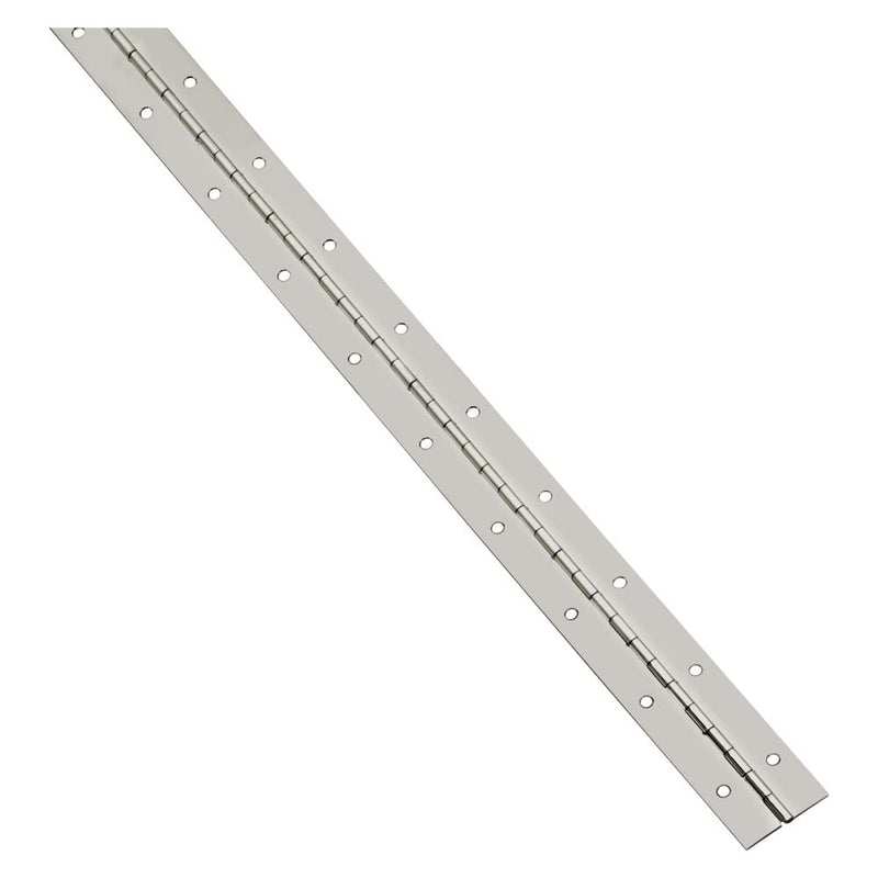[AUSTRALIA] - National Hardware N148-221 V570 Continuous Hinge in Nickel,1-1/16" x 30" 