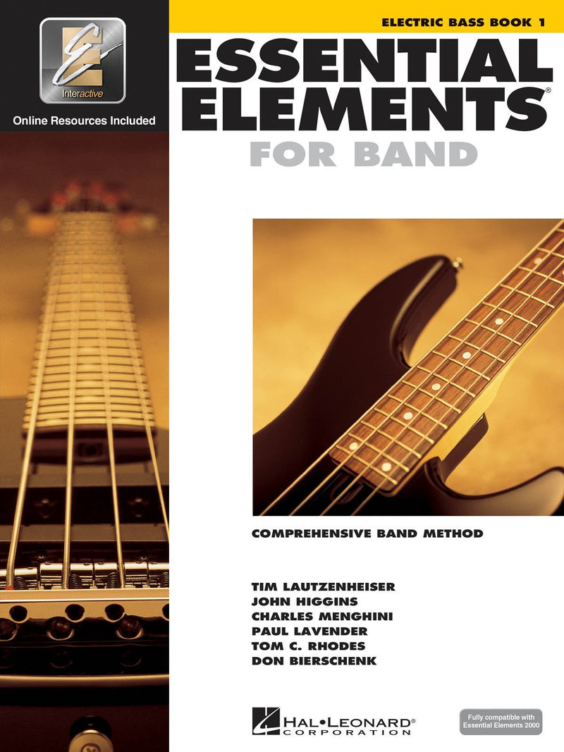 Hal Leonard Essential Elements 2000 Plus DVD Electric Bass Book 1