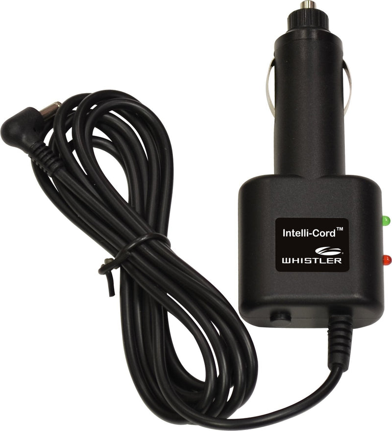 Whistler Intellicord Power Cord: 12V DC Adapter for XTR and CR Laser Radar Detectors , Black