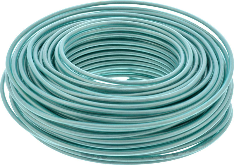 The Hillman Group 123115 18 Plastic Coated Wire, 1-Pack,Teal Plastic