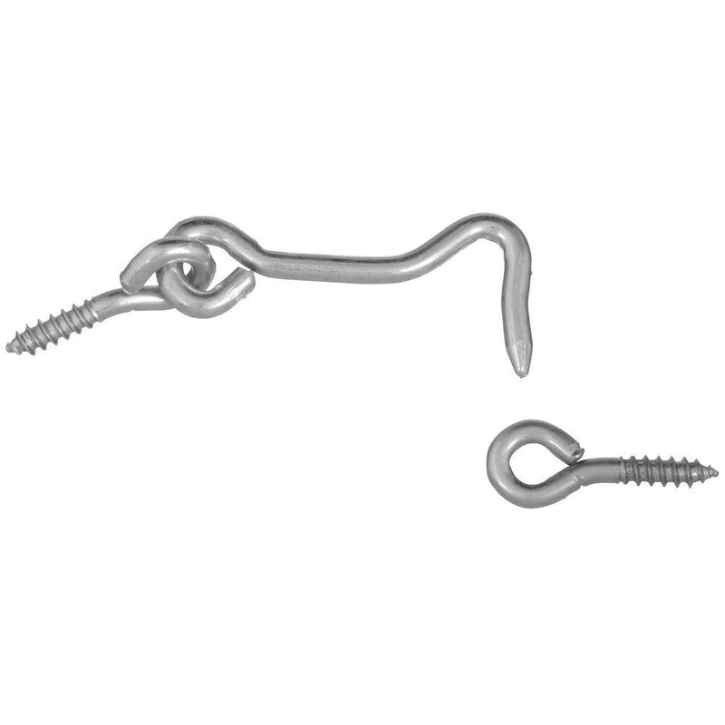 National Hardware N117-911 Hooks & Eyes, 2", Zinc Plated 2 Inch