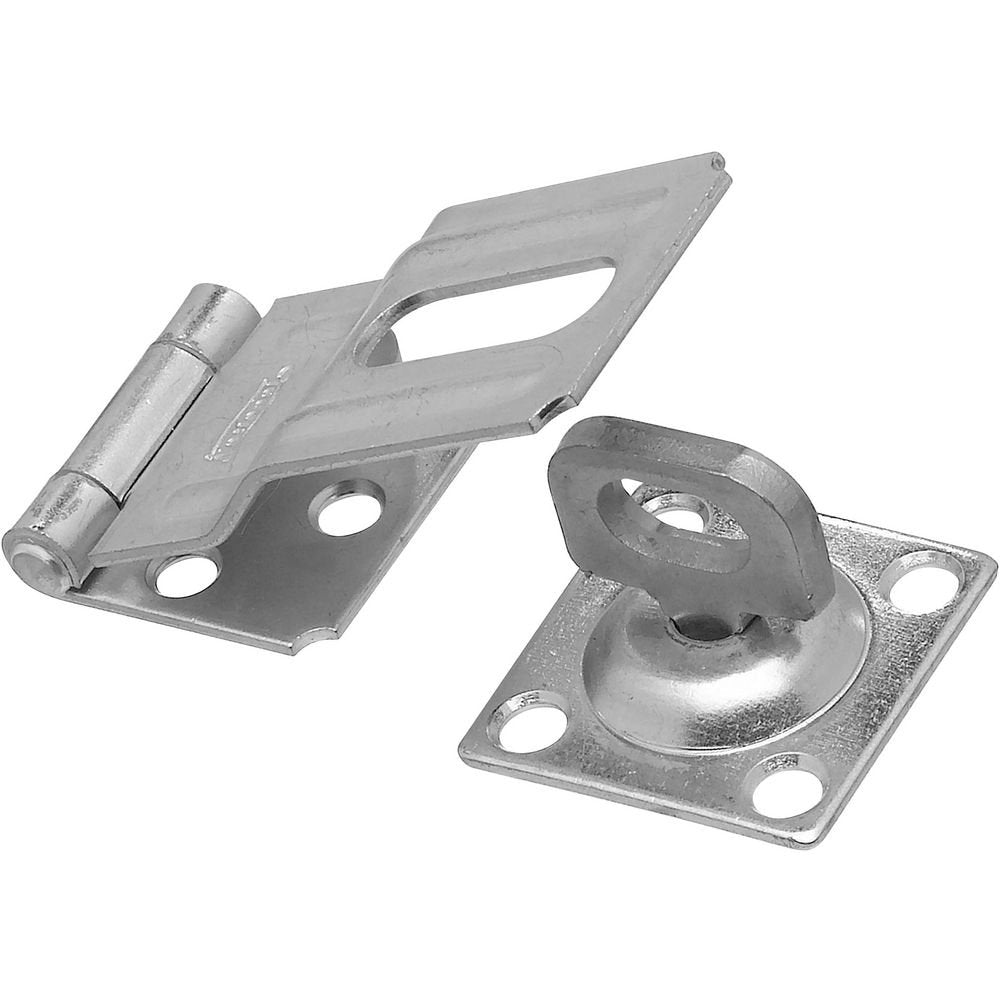 National Hardware N102-855 V32 Swivel Staple Safety Hasp in Zinc Plated