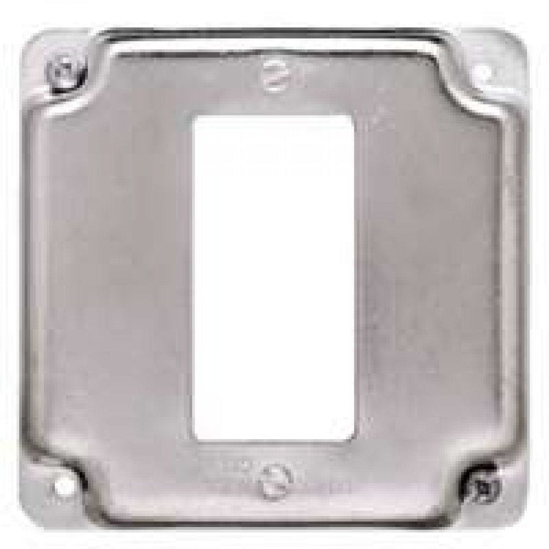 Raco #808C 4" SQ 1 GFI Receptacle Cover